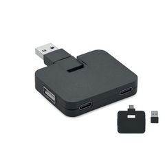 SQUARE-C 4-poorts USB-hub