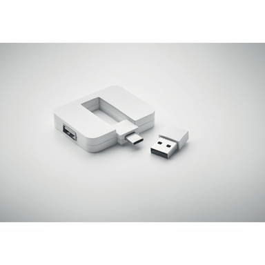 SQUARE-C 4-poorts USB-hub