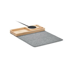 Chargeur sans fil PANDU en bambou 15W