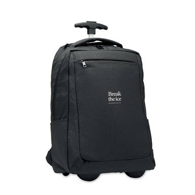 DALVIK 600D RPET rugzak trolley 15"