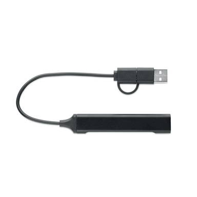 CURRENT USB 4-poorts hub 19 cm