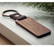 NAWKEY Sleutelhanger notenhout en PU