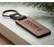 NAWKEY Sleutelhanger notenhout en PU
