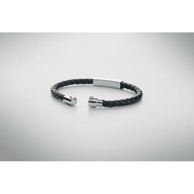 FAULETI Gevlochten kunstleren armband