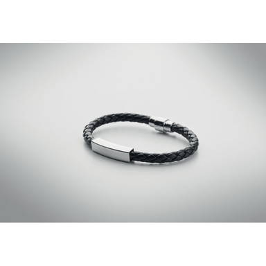 FAULETI Gevlochten kunstleren armband