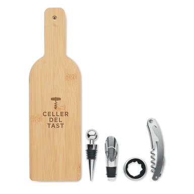 VINOVAULT SET Wijnset in flesvorm