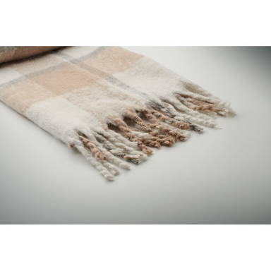 QUET Geruite mohair deken