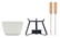 KASE Keramische fondueset 240ml
