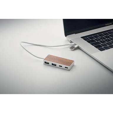 UBAH USB-hub 4 poorten 27,5 cm