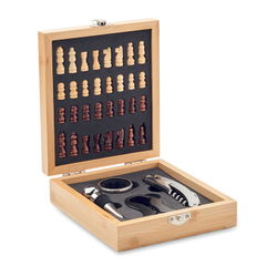 Jeu d'échecs et de vin CHESSET