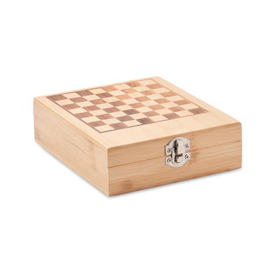 CHESSET Schaakbord wijn set