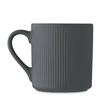 RIBMUG Geribbelde keramische mok 340ml