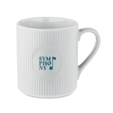RIBMUG Geribbelde keramische mok 340ml