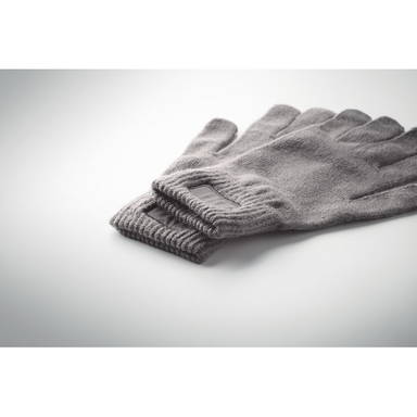 HANDNIT Gebreide handschoenen van RPET
