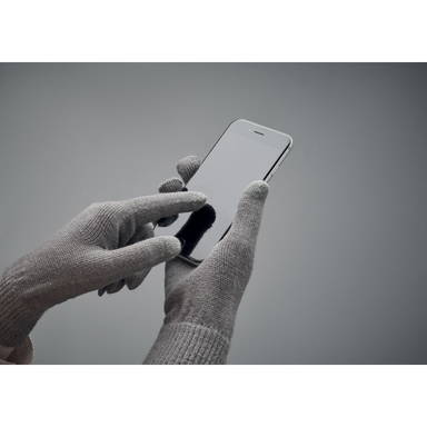 HANDNIT Gebreide handschoenen van RPET