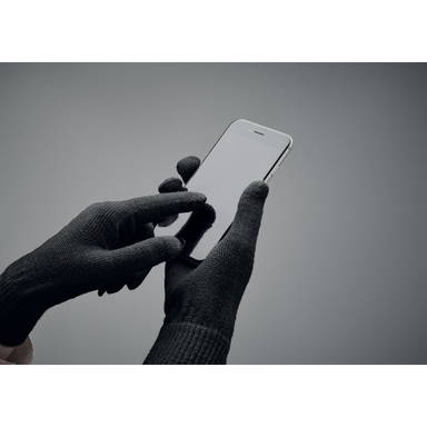 HANDNIT Gebreide handschoenen van RPET
