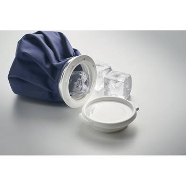 Sac de glace réutilisable en polyester - Bleu