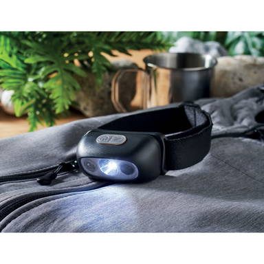 Oplaadbare LED-hoofdlamp - Zwart