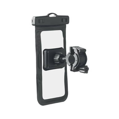 Handyhalter Fahrradtasche aus PVC - Schwarz