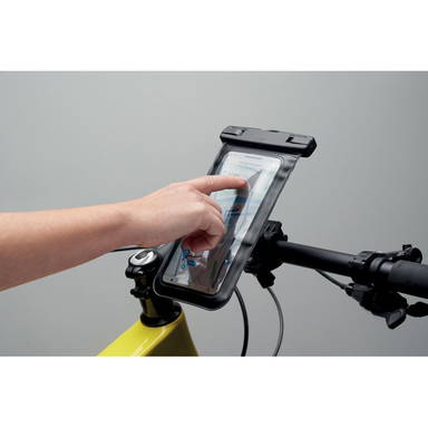 Handyhalter Fahrradtasche aus PVC - Schwarz