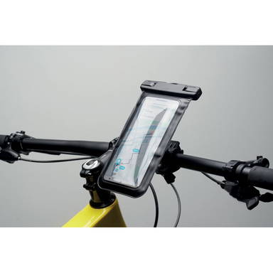 Handyhalter Fahrradtasche aus PVC - Schwarz