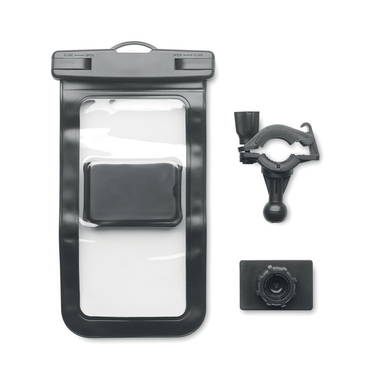 Handyhalter Fahrradtasche aus PVC - Schwarz