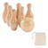 Mini dennenhouten bowling set - Hout