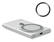 Draadloze oplader powerbank 5.000 mAh - Mat zilver