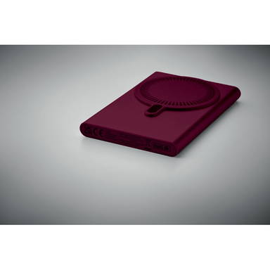 Draadloze oplader powerbank 5.000 mAh - Bordeaux