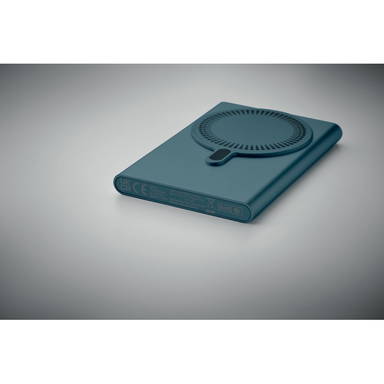 Draadloze oplader powerbank 5.000 mAh - Blauw