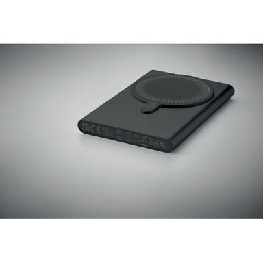 Draadloze oplader powerbank 5.000 mAh - Zwart
