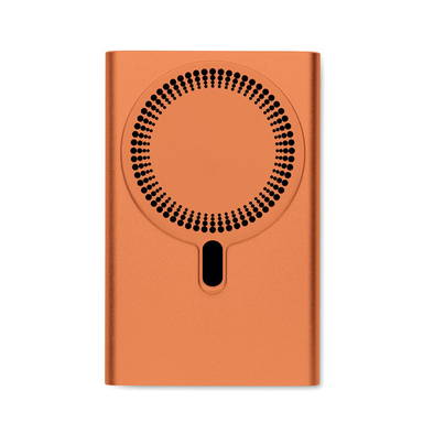 Draadloze oplader powerbank 5.000 mAh - Oranje
