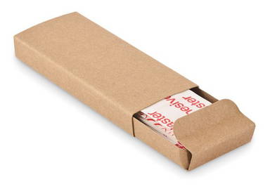 15 cerotti in una scatolina di carta riciclata - Beige