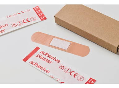 15 cerotti in una scatolina di carta riciclata - Beige