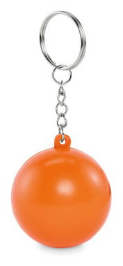 Pelota antiestrés con llavero - Naranja