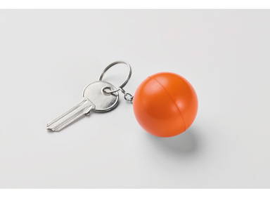 Pelota antiestrés con llavero - Naranja