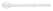 Lanyard met bekerhouder | 20 mm - Wit