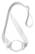 Lanyard met bekerhouder | 20 mm - Wit