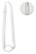 Lanyard met bekerhouder | 20 mm - Wit