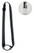 Lanyard met bekerhouder | 20 mm - Zwart