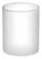 SUBLIMATT Matglazen mok voor sublimatie