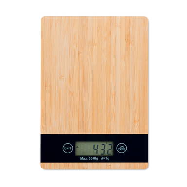 Digitale keukenweegschaal - Hout