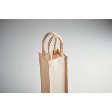 CAMPO DI VINO Jute wijntas voor 1 fles