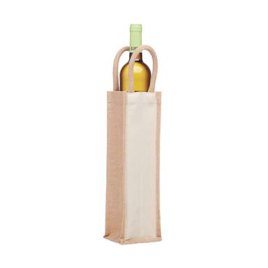 CAMPO DI VINO Jute wijntas voor 1 fles