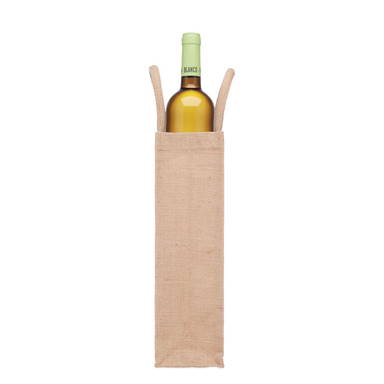 CAMPO DI VINO Jute wijntas voor 1 fles