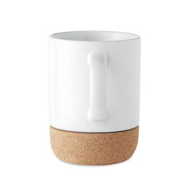 SUBCORK Sublimatie mok met kurk detail