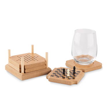 COASTGAME 4-delig set onderzetters spel