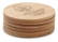 BAYIN SET Set van 6 bamboe onderzetters