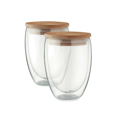 TIRANA SET Set van 2 glazen 350 ml