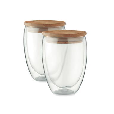TIRANA SET Set van 2 glazen 350 ml